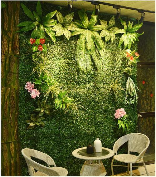 广州工厂直营绿色植物墙背景仿真绿植墙草坪装饰门头室内外橱窗阳台